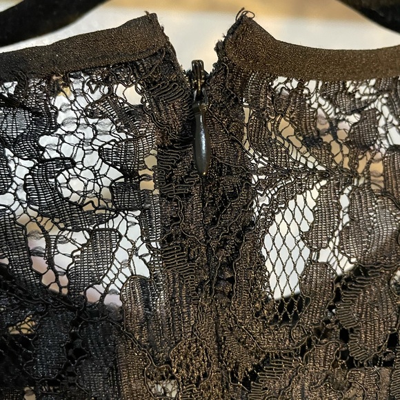 Black Romper w/ Lace Sleeves! - Picture 2 of 5